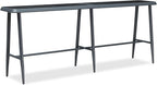 PURPLE LEAF Outdoor High Bar Table Rectangular Patio Pub Balcony Table by PURPLELEAF
