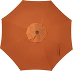 Blissun 9' Outdoor Patio Umbrella, Outdoor Table Umbrella, Yard Umbrella - Image 5