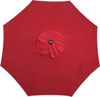 Blissun 9' Outdoor Patio Umbrella, Outdoor Table Umbrella, Yard Umbrella - Image 3