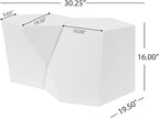 Christopher Knight Home Skyles Coffee Table Set of 2, Geometric Lightweight - Image 2