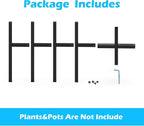 Plant Stand for 10"-16" Plant Pot Indoor Outdoor Corner, Adjustable Metal Heavy - Image 3