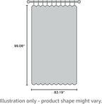 Joydeco Blackout Patio Sliding Door Curtains 84 Inches Long, Grommet Privacy - Image 10
