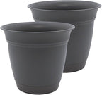 The HC Companies 10 Inch Eclipse Round Planter Pots by TheHCCompanies