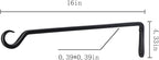 16 inch Plant Hanger, Sturdy Hanging Plant Bracket Outdoor, Hanging Plant Wall - Image 2