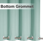 NICETOWN 2 Panels Weighted Outdoor Curtains 95 inch Long, Stainless Grommet Top - Image 4