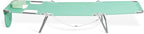 Ostrich 4-Position Outdoor Chaise Lounge w/Face Cushion & Arm Holes, Teal - Image 9