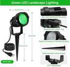 Halloween Christmas Outdoor Spotlights Green Landscape Lights Outdoor Spotlight - Image 8