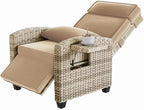 Garvee Outdoor Recliner Chair, 145° Adjustable Backrest & Footrest Lounge Chair - Image 4