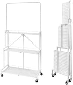 lumizone Foldable 4-Tier Plant Stand Indoor Outdoor Hanging Plant Shelf No - Image 9