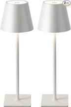 KDG 2 Pack Cordless Table Lamp, Portable LED Desk Lamp, 5000mAh Battery Operated by KDG