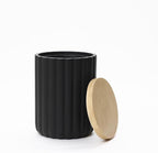 LuxenHome 20" Black Outdoor Side Table - Image 8