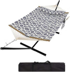 2 Person Outdoor Hammock with Stand, Portable Hammock, Heavy Duty Hammock with by GarveeHome