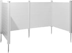 VEVOR Outdoor Privacy Screens, Pool Equipment Enclosure, Horizontal Vinyl - Image 9