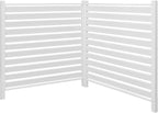 VEVOR 48" W x 48" H Vinyl Fence Panels, Air Conditioner Fence, Outdoor Privacy - Image 9