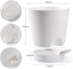 Plant Pots 6 PCS 5 inch Self Watering Planters High Drainage Flowers Pot - Image 2