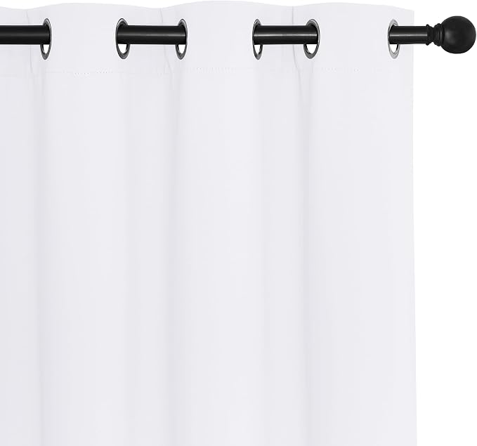 NICETOWN Room Divider Curtain 132 Inches Long, Wide Blackout Sliding Door - Image 7
