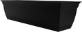 The HC Companies 24" Eclipse Plastic Window Box 7.76"x24"x6.57" in Black Color by TheHCCompanies