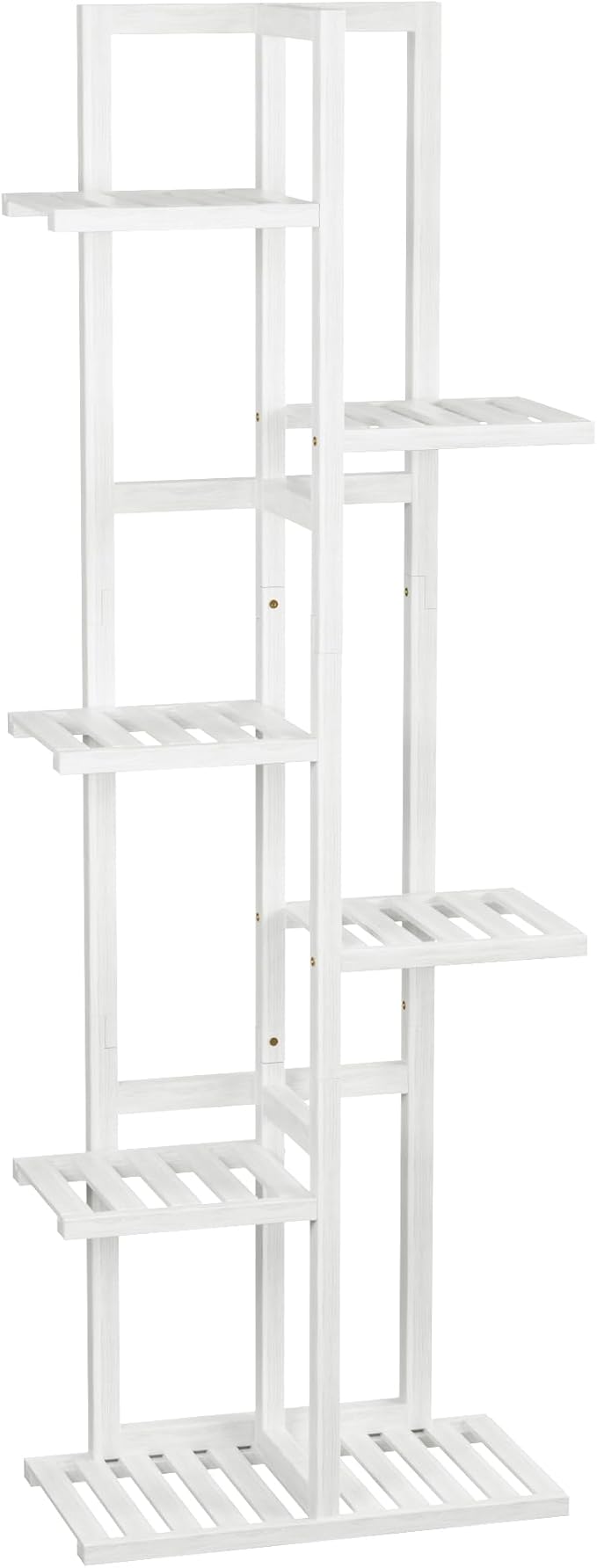 6 Tier Bamboo Plant Stand Indoor, Wood Tall Flower Holder Corner Tiered Plant - Image 7