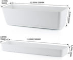 Skelang 3 Pcs Rectangular Plant Pot, Windowsill Container - Image 3