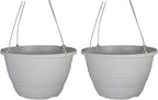 The HC Companies 13 Inch Wrapt Hanging Planters, Lightweight UV-Resistant by TheHCCompanies