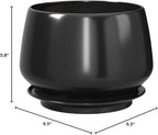 LE TAUCI Plant Pots, 4.1+5.1+6.5 inch, Ceramic Planters - Image 9