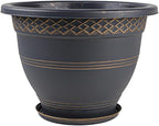 6 Pack 8 Inch Plant Pots, Plastic Flower Pot - Image 8