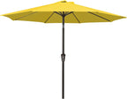 MEWAY 9ft Patio Umbrella Outdoor Table Umbrellas by MEWAY