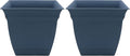 The HC Companies 6 Inch Eclipse Square Planter by TheHCCompanies