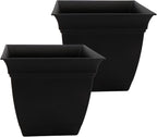 The HC Companies 12 Inch Eclipse Square Planter Pots by TheHCCompanies