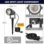L LOHAS LED 5W Dusk to Dawn Outdoor Lighting, Auto On/Off 6000K Landscape - Image 4