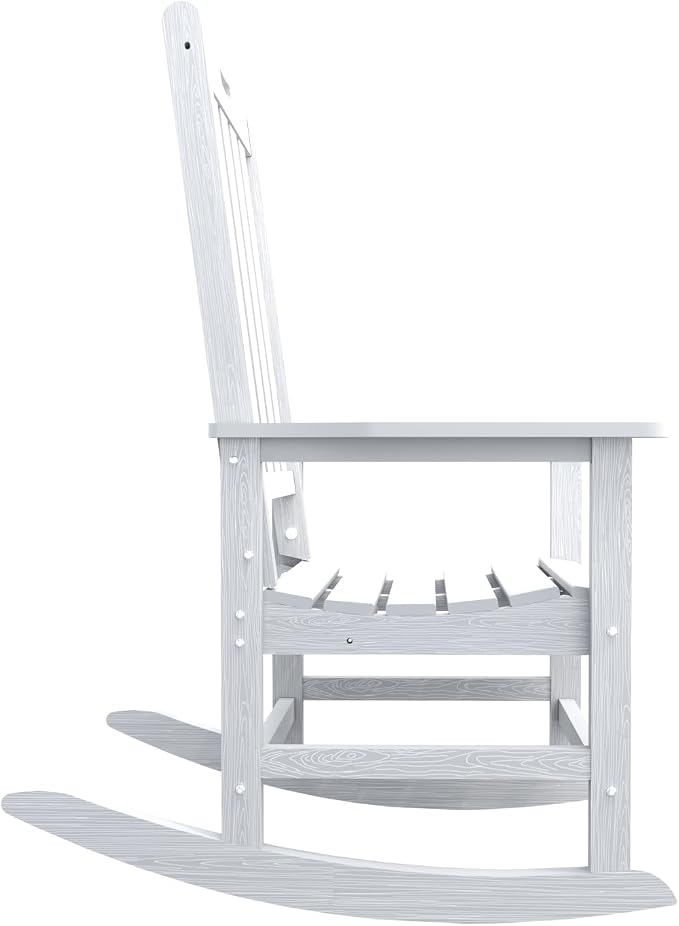 Oversized Rocking Chair Set of 4, Outdoor Rocking Chair - Image 5