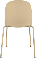 2xhome Parent Modern Stackable Armless Dining Chair | Plastic Shell Seat - Image 7