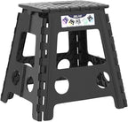 Delxo 16 Inch Folding Step Stool, Foldable Stool - Image 4