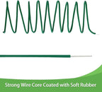 Tenn Well Plant Ties for Climbing Plants, 66 Feet 2.8mm Green Garden Wire Ties - Image 2