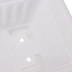JOIKIT 6 Packs 17 Inch White Plastic Flower Window Boxes Planters - Image 4