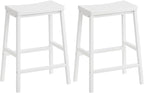HOOBRO Bar Stools, 23.6 Inch Saddle Stools, Kitchen Counter Seat by HOOBRO