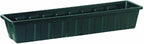 Root & Vessel, Poly-Pro Plastic Flower Box Planter, Hunter Green by Novelty
