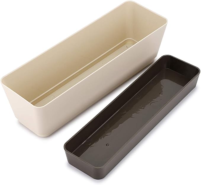 Skelang 3 Pcs Rectangular Plant Pot, Window Planter Box - Image 2