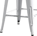 AC Pacific 24” Metal Barstool Set of 2 – Country Rustic Style - Image 8