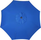 Blissun 9' Outdoor Patio Umbrella, Outdoor Table Umbrella, Yard Umbrella - Image 4
