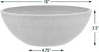 PSW Pot Collection Shallow Bowl Planter, 10-inch | Terra Cotta Color | Pack of - Image 4