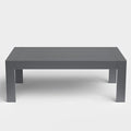 Outdoor Rectangle Patio Aluminum Coffee Tables by Aeeiua