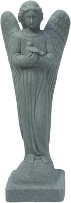 Morning Angel Statue – Natural Granite Appearance – Made of Resin – Lightweight by Emsco+Group