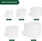White Steel Planter Square Outdoor Planters Galvanized Steel Planter Box 26 - Image 6