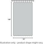 NICETOWN 2 Panels Weighted Blackout Curtains Rustproof Fixed Grommet Top and - Image 9
