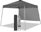 Canopy Tent, 10X10 FT Pop Up Canopy Outdoor Tent Slant Legs by Oneofics