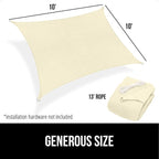 GORILLA GRIP Heavy Duty Sun Shade, UV Protection Fade Tear and Rust Resistant - Image 9