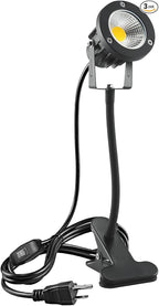 Taysing LED Spot Lights Plug in Outdoor Indoor Light 7W 6000K 9.8ft Power Cord by Highqualitylightingproducts