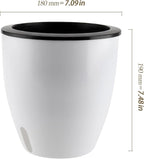 5 Pack 7 Inch Self Watering Plant Pots, Self Watering Planter - Image 2