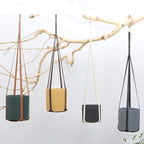 Plant Hangers PU Leather 2Pcs Hanging Planters - Image 4